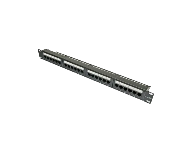 Kingda KDPA6043 Патч-панель 19" 24хRJ-45 UTP кат.5e, із заднім організатором, Kingda
