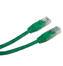 Патч-корд E-server UTP, 0.5 м, кат. 5e зелений