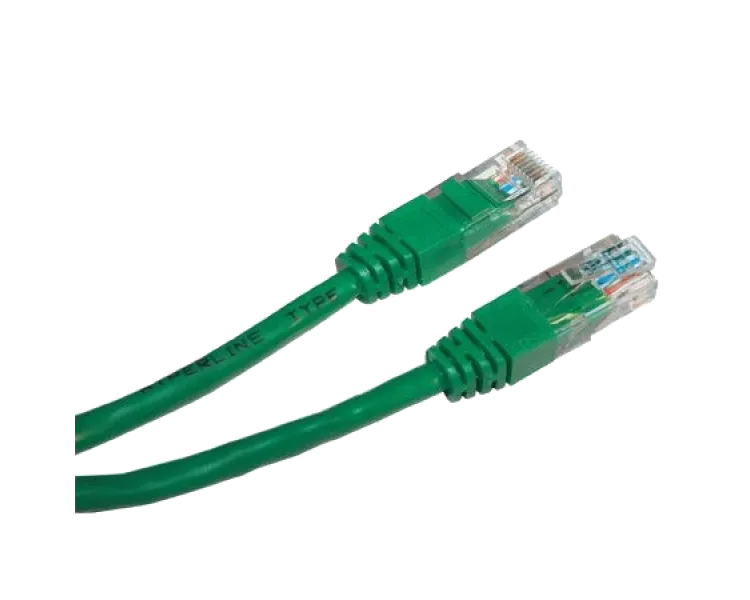 Патч-корд E-server UTP, 0.5 м, кат. 5e зелений