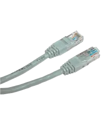 Патч-корд E-server UTP, 0.5 м, кат. 5e сірий
