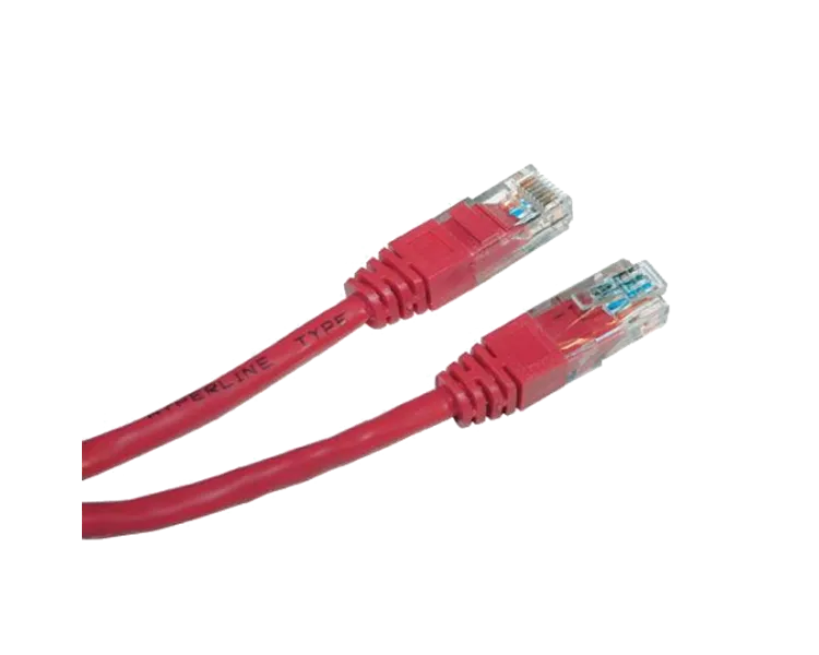 Патч-корд E-server UTP, 0.5 м, кат. 5e красний