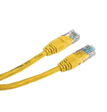 Патч-корд E-server UTP, 0.5 м, кат. 5e жовтий