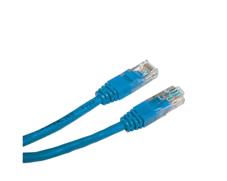 Патч-корд E-server UTP, 0.5 м, кат. 5e синій
