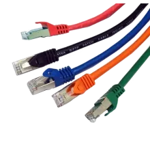 Патч-корд S/FTP L&W ELECTRONICAL 1 м, кат. 6А, зелений, LW