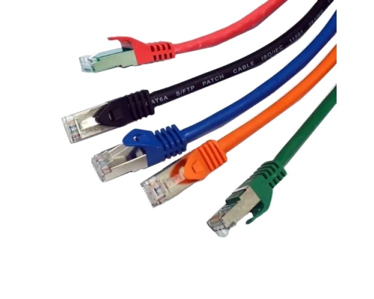 Патч-корд S/FTP L&W ELECTRONICAL 1 м, кат. 6А, чорний, LW