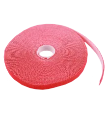 EPNew GTM-1210RDZ Стяжка-липучка, 12 мм x 10 м, моток, червона