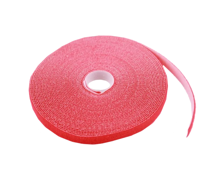 EPNew GTM-1210RDZ Стяжка-липучка, 12 мм x 10 м, моток, червона