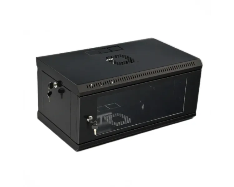 UA-MGSWL435B Шафа 19" 4U, 600x350x284мм (Ш*Г*В), економ, акрилове скло, чорний