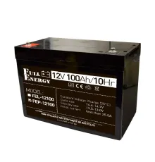 Full Energy FEP-12100 Акумулятор 12В 100 Ач для ДБЖ