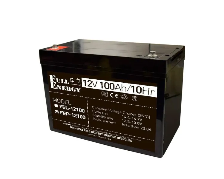Full Energy FEP-12100 Акумулятор 12В 100 Ач для ДБЖ