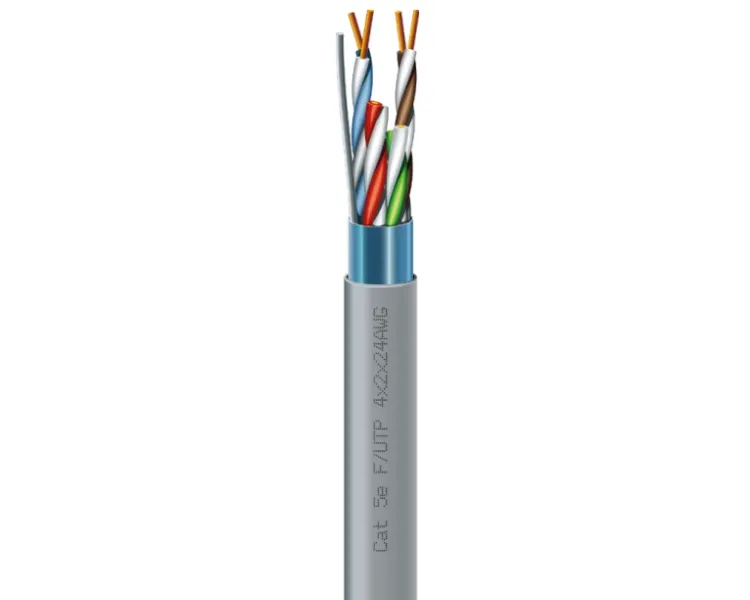 Cat. 5e F/UTP 4х2х24 AWG (7091000) бухта 305м. Кабель вита пара ЗЗКМ (FTP мідь внут)