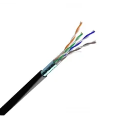 Cat. 5e F/UTP PE 4х2х24 AWG (70910021) бухта 500м. Кабель вита пара ЗЗКМ (FTP мідь вуличний)