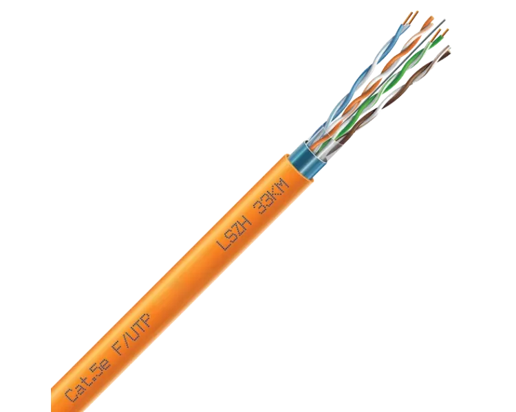 Cat. 5e F/UTP LSZH 4х2х24 AWG (7091004) бухта 305м. Кабель кручена пара ЗЗКМ (FTP мідь безгалоговий LSZH)