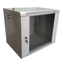 Hypernet WMNC66-9U-FLAT Шафа настінна розбірна 9U 600x600х507 мм