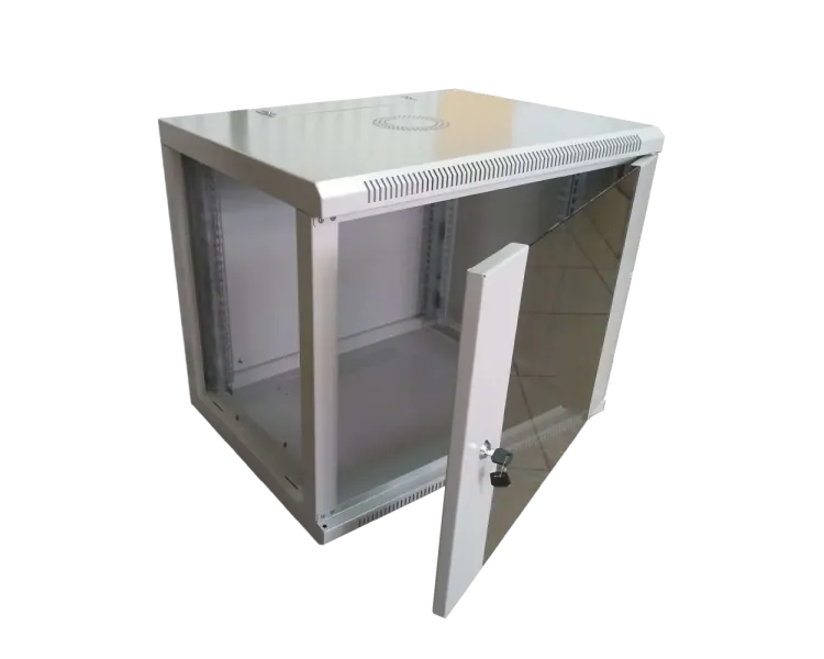 Hypernet WMNC66-9U-FLAT Шафа настінна розбірна 9U 600x600х507 мм
