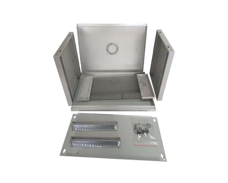 Hypernet WMNC66-9U-FLAT Шафа настінна розбірна 9U 600x600х507 мм