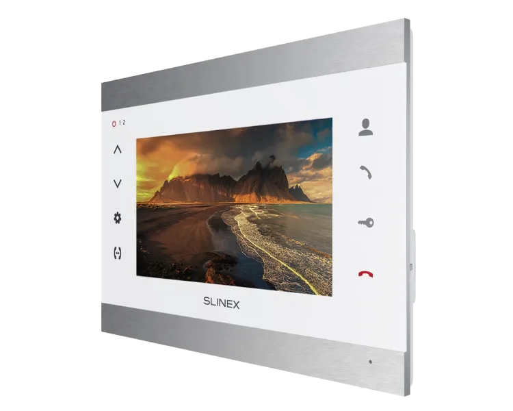 SL-07IPHD (silver/white) Відеодомофон 7" Slinex