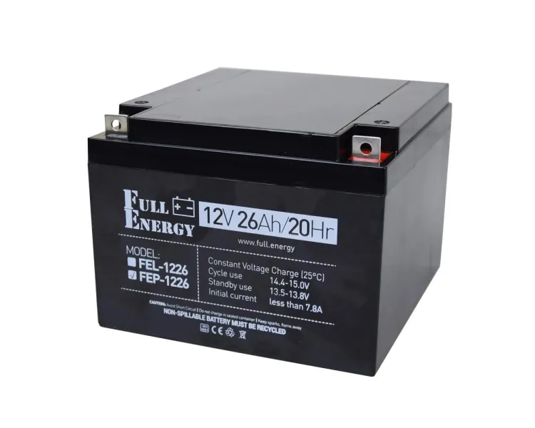 Full Energy FEP-1226 26 А•г 12В Свинцево-кислотна акумуляторна батарея