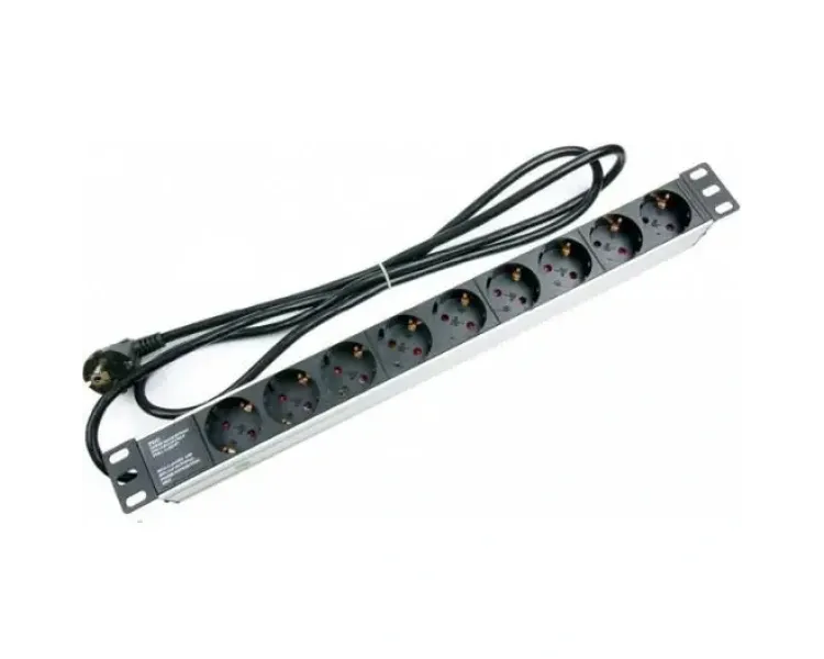 SPP9 Hypernet Блок 9 розеток 19 '' алюмінієвий корпус 1.8m 220В