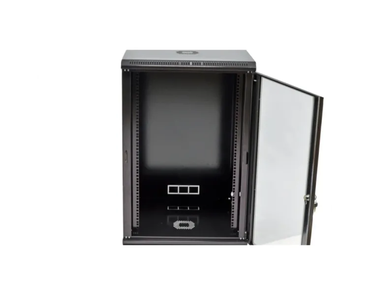 UA-MGSWL186B Шафа 19"18U, 600x600x907мм (Ш*Г*В), економ, акрилове скло, чорна
