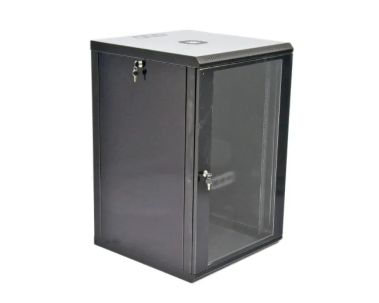 UA-MGSWL186B Шафа 19"18U, 600x600x907мм (Ш*Г*В), економ, акрилове скло, чорна
