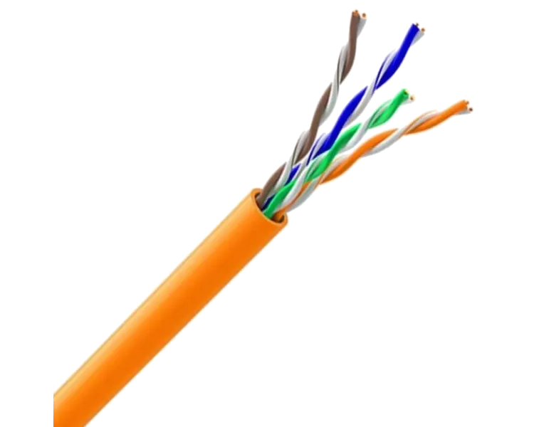 Cat. 5e U/UTP LSZH 4х2х24 AWG (7091010) бухта 305м Кабель вита пара ЗЗКМ (UTP мідь безгалогенний LSZH)