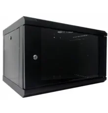 WMNC-6U-FLAT- BLACK Hypernet 6U 600x450 Шафа коммутаційна настінна 6U 600x450