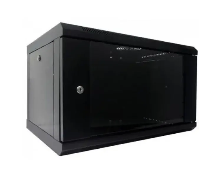 WMNC-6U-FLAT- BLACK Hypernet 6U 600x450 Шафа коммутаційна настінна 6U 600x450