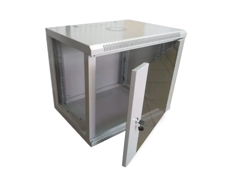WMNC-9U-FLAT Hypernet Шафа коммутаційна настінна 9U 600x450 розбірна