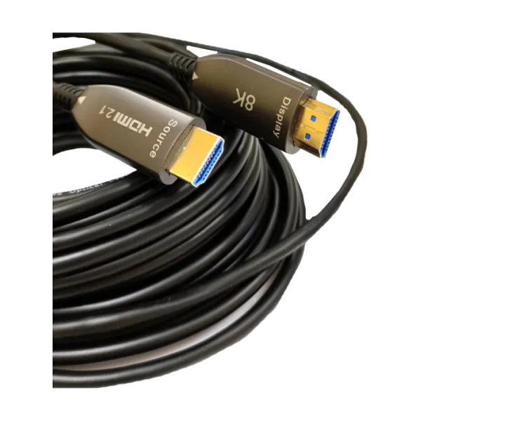 HDMI 2.1 патчкорд 10м з передачею сигналу 8K UHD 48 Gbps по оптичному кабелю (AOC)