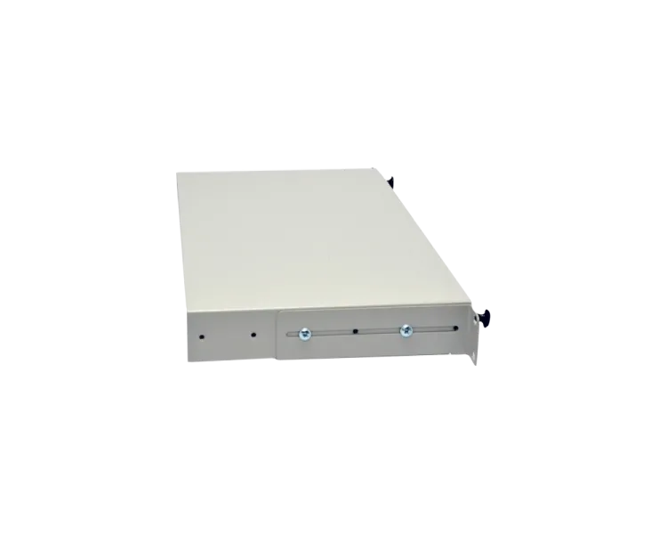 Патч-панель 24 порти SC-Simpl./LC-Dupl./E2000, пуста, кабельні вводи для 2xPG13.5 та 2xPG11, 1U, чор