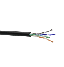 Кабель Cat. 5e U/UTP 4x2x24 AWG PE (К)(70910031) бухта 500м. мідь зовнішній ЗЗКМ