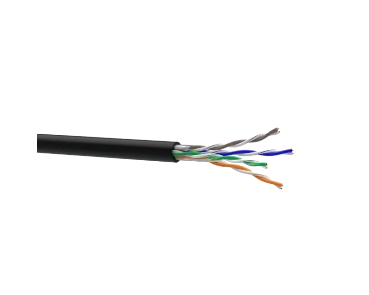 Кабель Cat. 5e U/UTP 4x2x24 AWG PE (К)(70910031) бухта 500м. мідь зовнішній ЗЗКМ