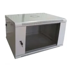 WMNC-35-6U-FLAT Шафа 6U 600x350 мм Hypernet настінна розбірна