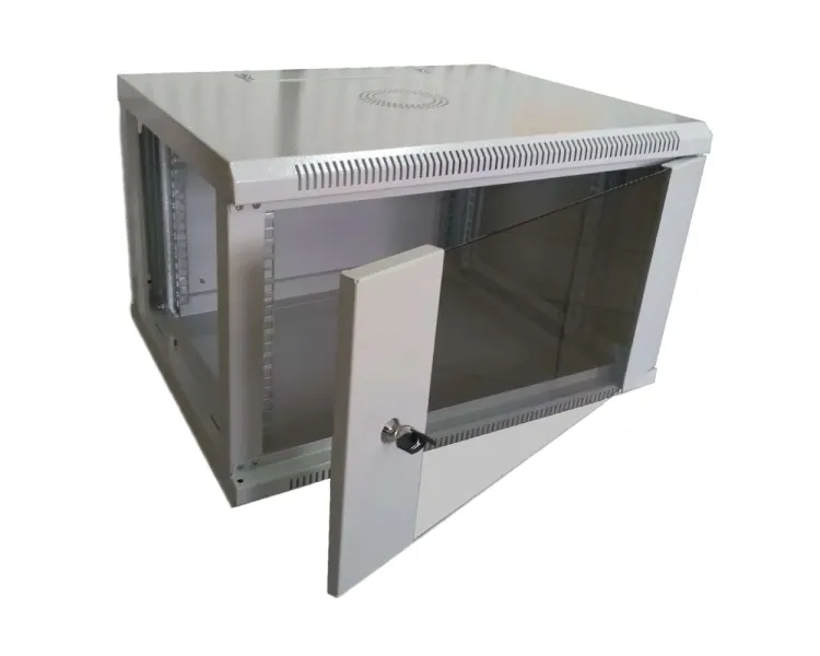 WMNC-35-6U-FLAT Шафа 6U 600x350 мм Hypernet настінна розбірна