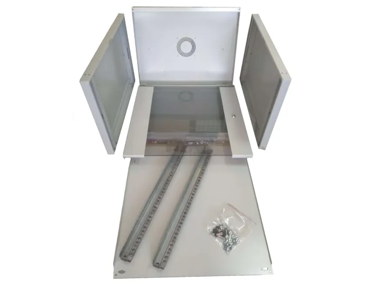 WMNC66-15U-FLAT Шафа 15U 600x60 мм настінна розбірна Hypernet