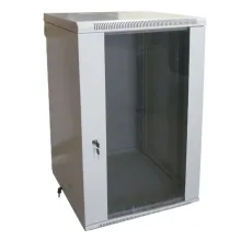 WMNC66-18U-FLAT Шафа 18U 600x600 мм Hypernet настінна розбірна
