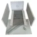 WMNC66-18U-FLAT Шафа 18U 600x600 мм Hypernet настінна розбірна