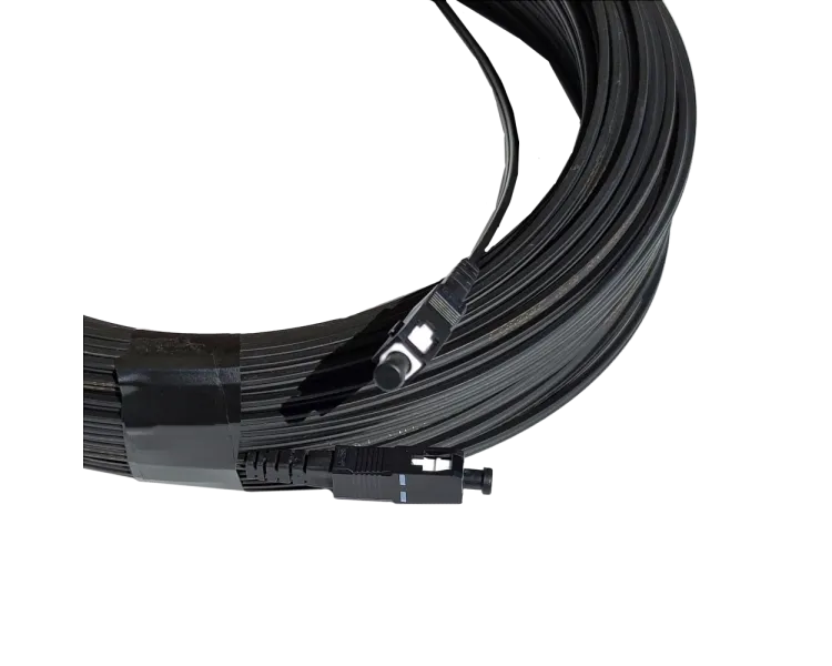 CMS UPC-200SCSC(SM)S(ON)FTTH-OD Патчкорд плоский, зовнішнього виконання 200 м, Simplex