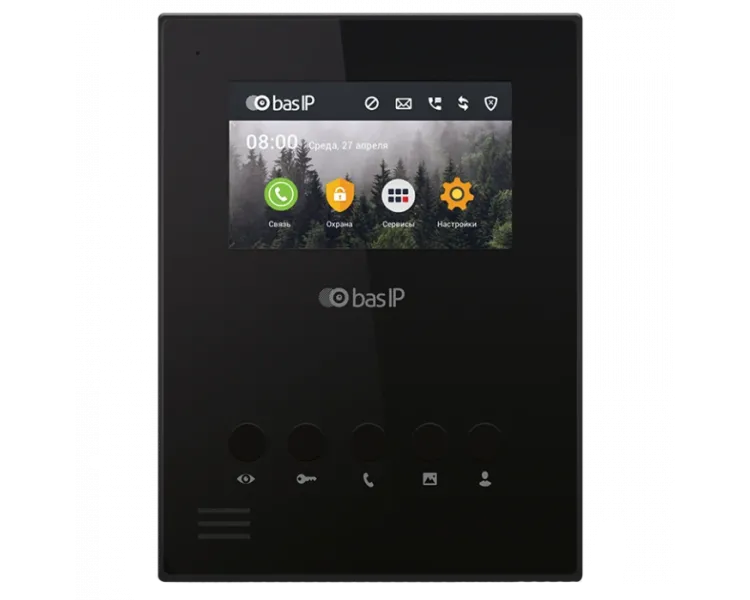 Bas-IP AU-04LA black Відеодомофон