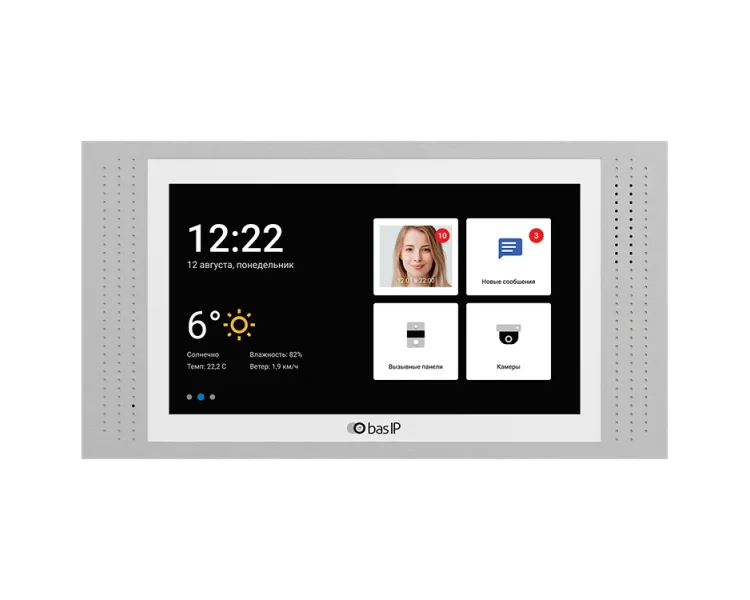 Bas-IP AT-07L white IP-відеодомофон 7"