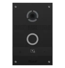 Bas-IP AV-08FB black IP панель виклику з розпізнаванням облич і зчитувачем UKEY