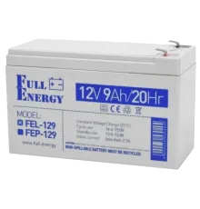 Full Energy FEL-129 9А•г 12В гелева Свинцево-кислотна акумуляторна батарея