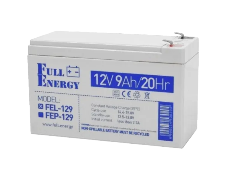 Full Energy FEL-129 9А•г 12В гелева Свинцево-кислотна акумуляторна батарея