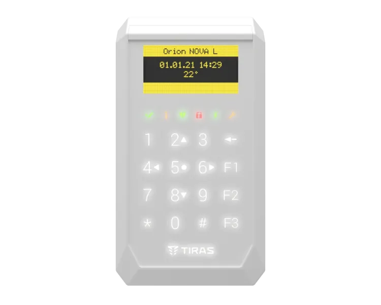 Tiras K-PAD OLED (white) Сенсорна OLED клавіатура Тірас