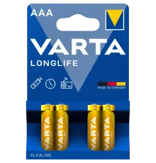 VARTA LONGLIFE BLI 4 ALKALINE Батарейка AAA