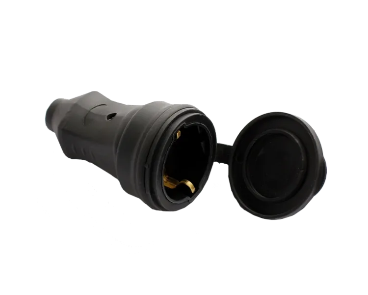 ERKA 5001 Штепсельний роз`єм з заглушкою 1*16 (каучук)