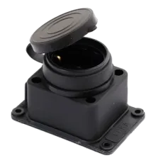 ERKA 6001 Колодка одинарна з заглушкою 1*16 (каучук)
