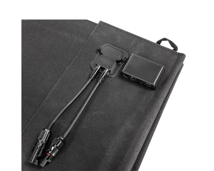 Neo Tools 140Вт Сонячна панель, регулятор напруги, USB-C та 2xU