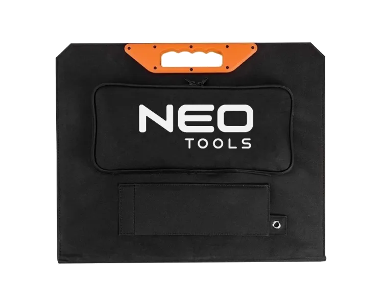 Neo Tools 140Вт Сонячна панель, регулятор напруги, USB-C та 2xU